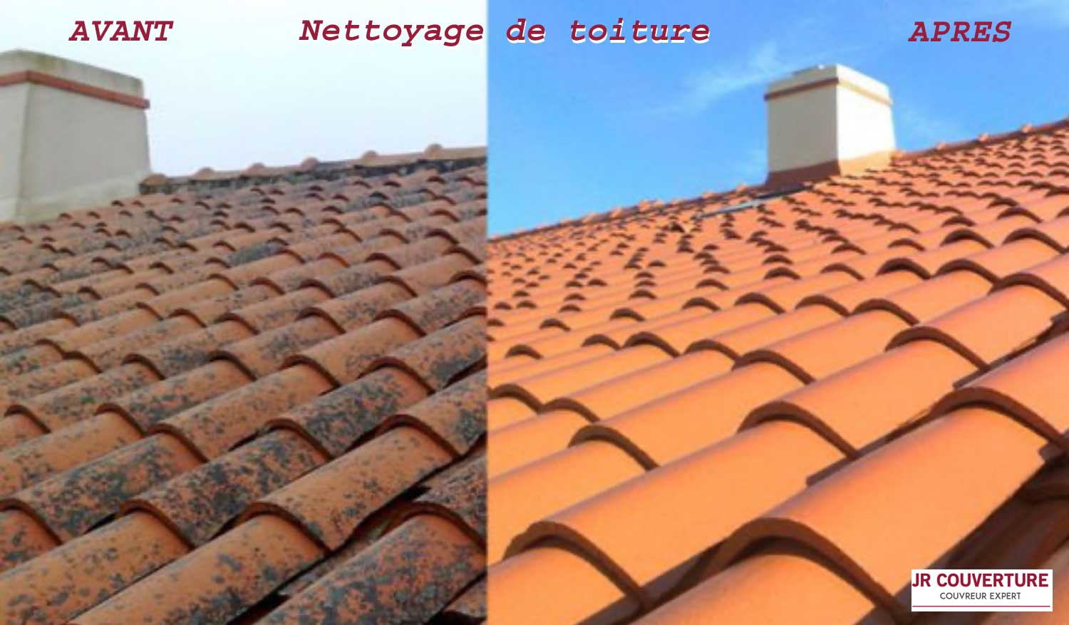 Nettoyage de toiture