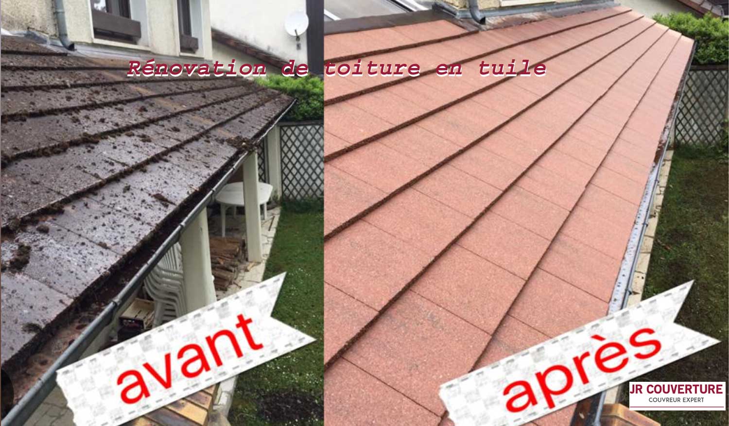 Rénovation de toiture en tuile