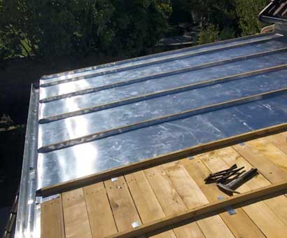 Travaux de zinguerie